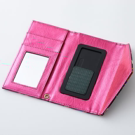 手帳型チャイナフラワースマホケース