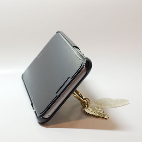 フェザーリング  iPhoneケース (リングスタンド機能付)