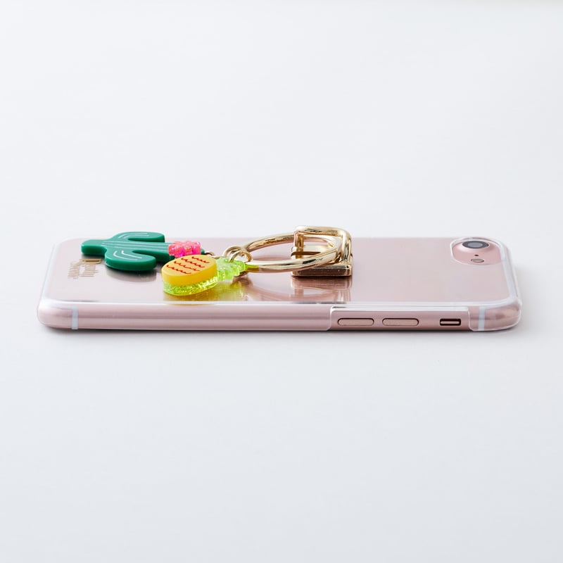 iPhone8.7.6s.6対応】サボテンリング iPhoneケース（リング