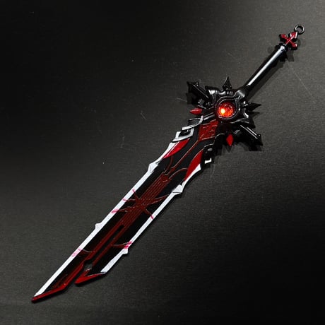 『狼の断罪』約22㎝　長剣　金属製スケール模型
