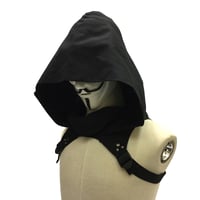 【黒】布製ショルダーフード