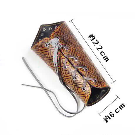 四角紋様ブレスレット 　アームガード