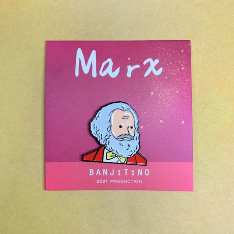 『BANJiTiNO・有名人シリーズ』バッジ