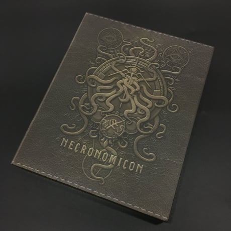 『Necronomicon』ネクロノミコン風　A4サイズ　レザーカバーノート
