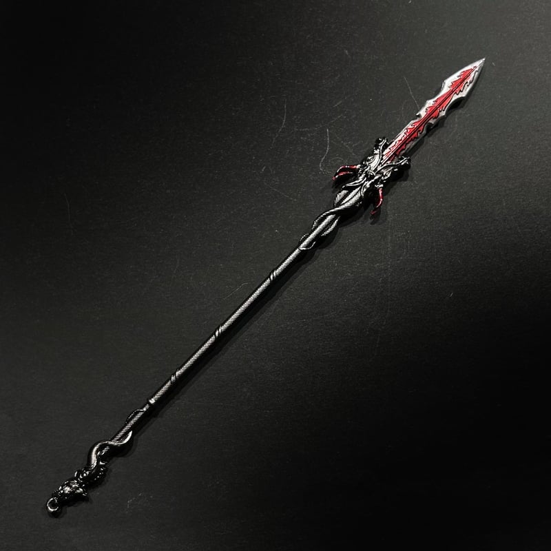 戦槍・黒龍長槍』約22㎝ 金属製スケール模型 | ジャッキーの隠れ家