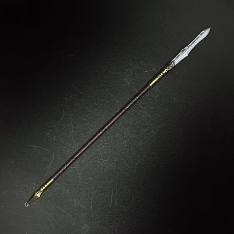 『精忠』槍　30cm　金属製スケール模型  l-018