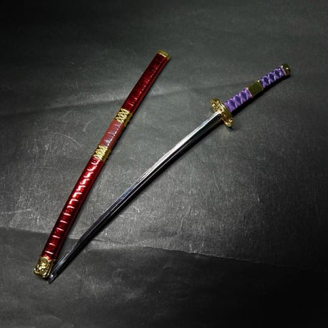 【MDD・43cm用武具】日本刀　金属製スケール模型