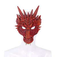 【黒・紅・緑・紫・青・黄】ドラゴンマスク