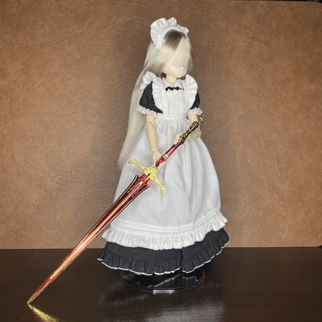 『騎士大剣』22cm　金属製スケール模型  s-013