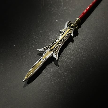 【22cmドール用武具】槍　金属製スケール模型  l-004