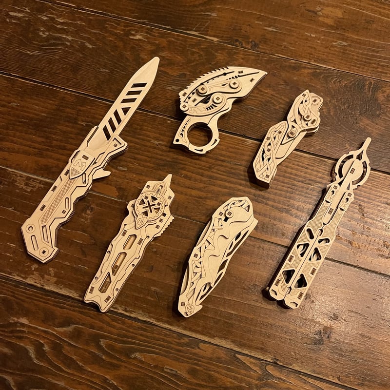 木製 クラフトトランスナイフ 完成品 | ジャッキーの隠れ家