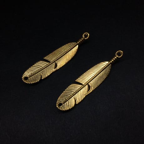 『金羽』金属素材　ペアセット　45ｍｍ　ｘ　9ｍｍ