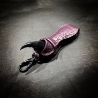 【鉄皮屋雑貨店・Silveralan・委託販売品】鋭爪‣紫　ベルト用ホルダー