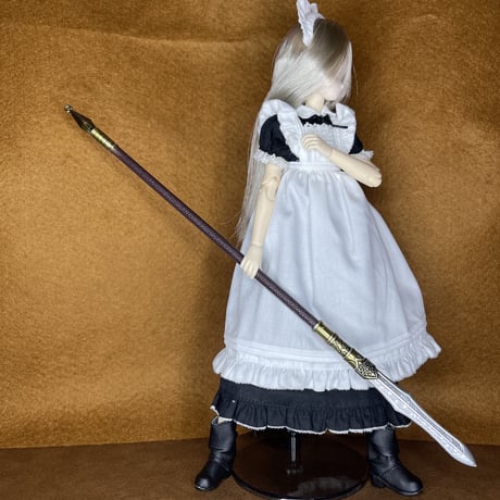 『精忠』槍　30cm　金属製スケール模型  l-018