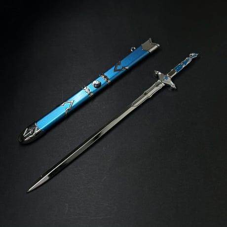 『霜華』22cm　剣　金属製スケール模型