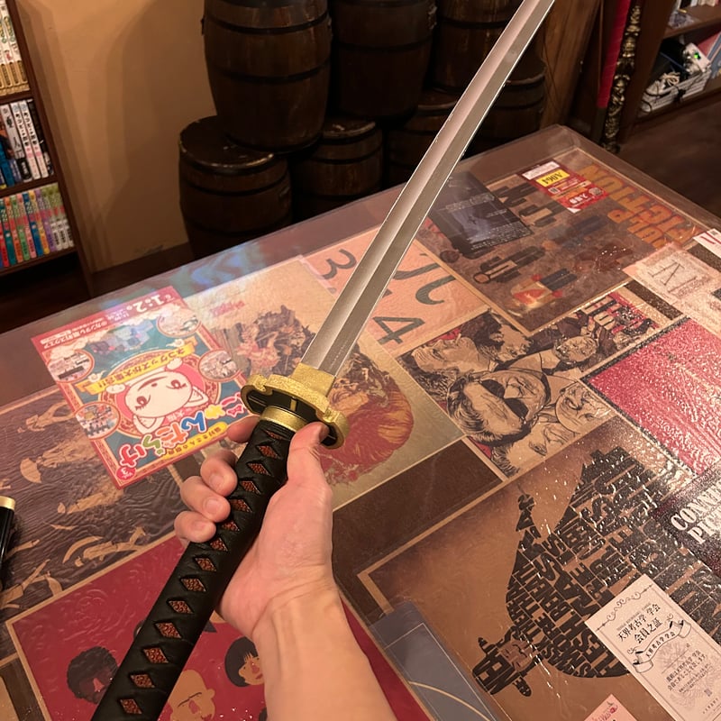 超軽量日本刀・黒】改良版 鞘付き オリジナル創作素材 PU製品