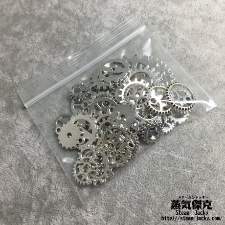 【50gセット】スチームパンク歯車素材　ギア  商品番号GS-0004