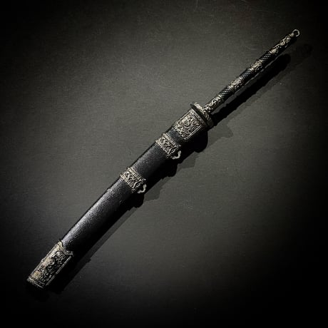 『両手戦刀』22cm　金属製スケール模型  s-006