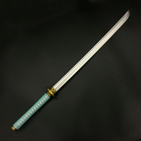 【限定版 水色】日本刀 直刀　104cm