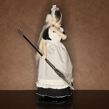 【22cm】ドール用武具　槍　金属製スケール模型  l-008