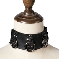 【黒】レザー製首輪