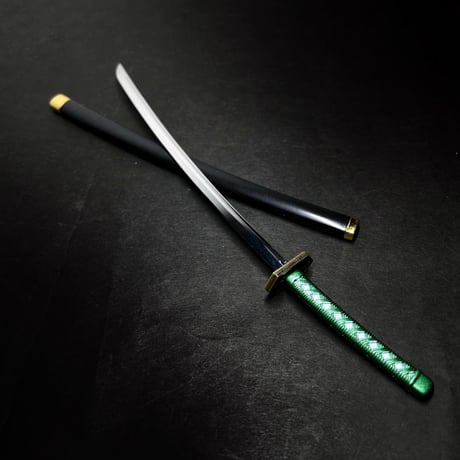 『日本刀・鏡花水月』約26㎝　長刀　金属製スケール模型