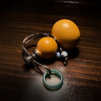 【8cm】極小・お酒の瓢箪（ひょうたん）加工品  水筒  薬入れ