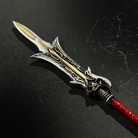 【22cmドール用武具】槍　金属製スケール模型  l-004