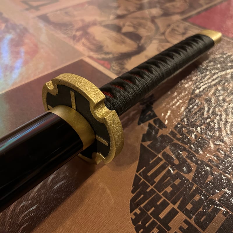 超軽量日本刀・黒】改良版 鞘付き オリジナル創作素材 PU製品