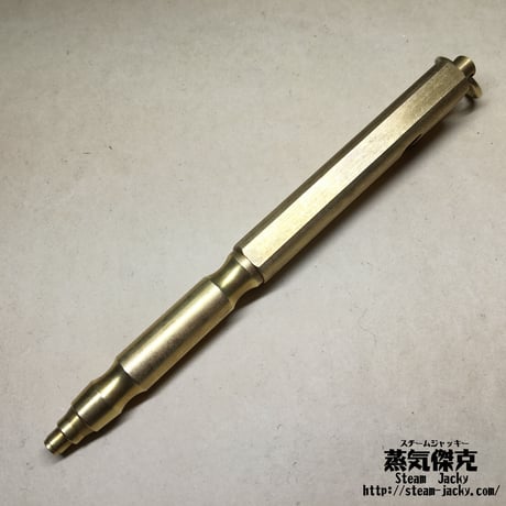 ボルトハンドルアクション（槓桿)ペン　金属製　ポーチ付きセット