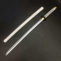 【超軽量】日本刀　白　鞘付き　オリジナル創作素材　PU製品