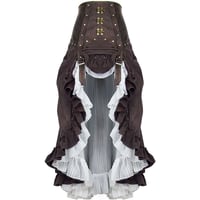 【XSーXL】スチームパンク　ビクトリア風ロングスカート