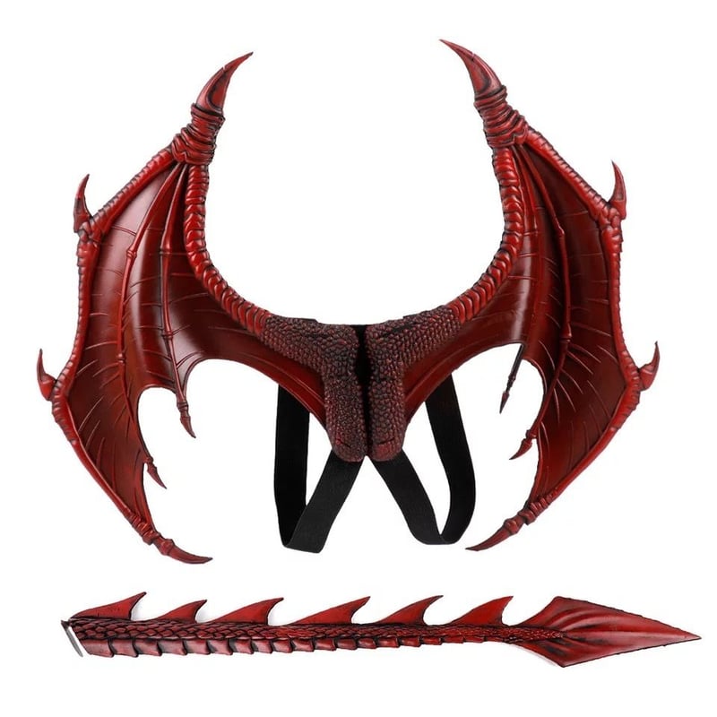 黒・紅・緑・紫】ドラゴンセット(翼・尻尾) | ジャッキーの 黒・紅・緑・紫】ドラゴンセット(翼・尻尾) | ジャッキーの