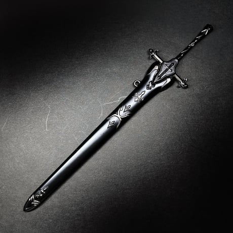『天魔失墜』22cm 剣　金属製スケール模型