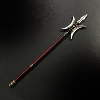 【22cmドール用武具】方天画戟 金属製スケール模型 l-006