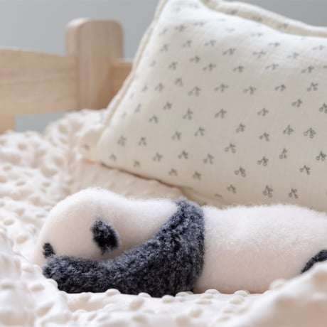 【熊猫工場（Panda　Factory）】シャンシャン　生後22日　開眼or閉眼バージョン　ハンドメイド　リアルぬいぐるみ
