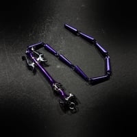 『鞭・ムラサキ』約29㎝　金属製スケール模型