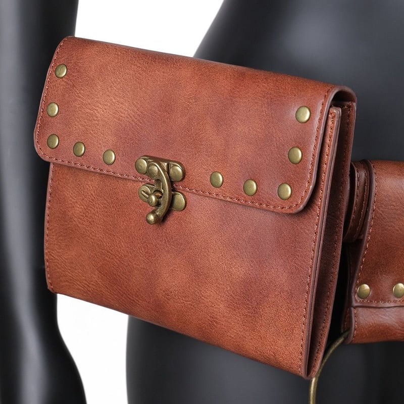 ジャンクセット エスカーダ 本革ベルト Dior ポーチ HARU バレッタ ブラウン・ダークブラウン】ポーチ付きベルト | ジャッキーの隠れ家