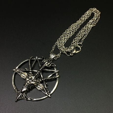 【悪魔崇拝】逆五芒星のネックレス