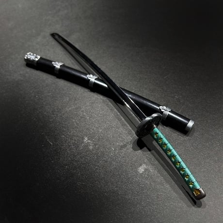 【MDD用武具】狼の日本刀・1/4スケール・約25cm・金属製スケール模型010-012