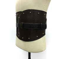 ハンドメイド　レザー製腹巻アーマー