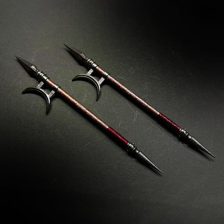 『双戟』約16㎝　長剣　金属製スケール模型