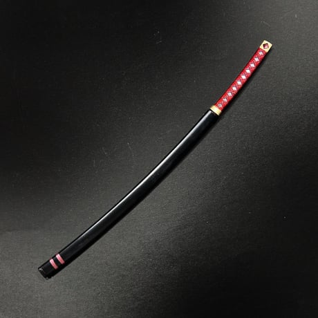【MDD用武具】鍔なし日本刀・1/4スケール・約25cm・金属製スケール模型009