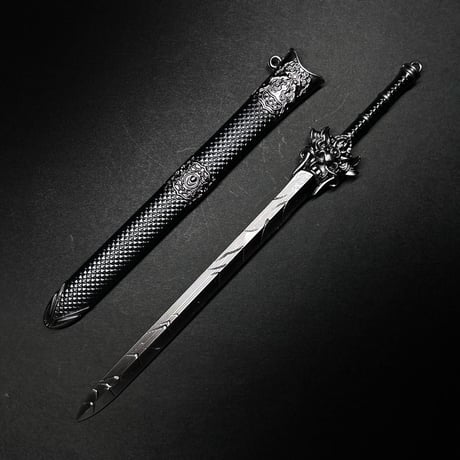 『鱗』22㎝　剣　金属製スケール模型