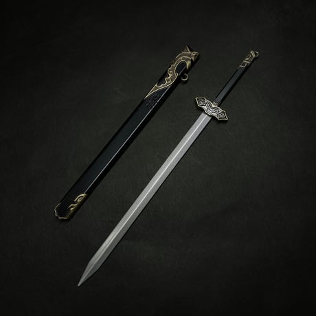 『随便剣』22㎝　剣　スケール金属製模型