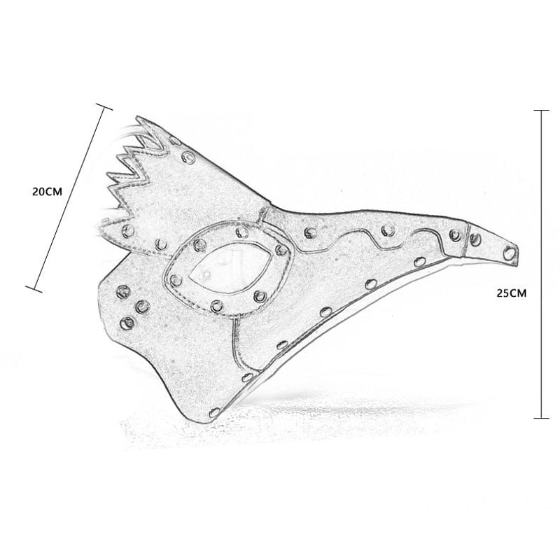オリジナルペストマスク「ヴェレ」一点物 6333f03a0f298fe431bc0c6411bcf1