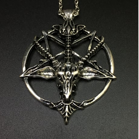 【悪魔崇拝】逆五芒星のネックレス