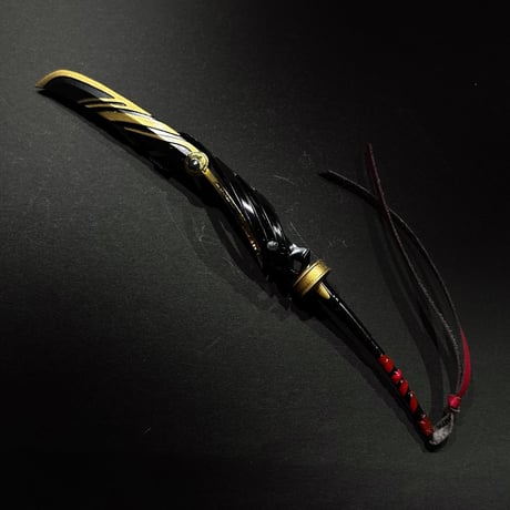 『陰陽妖刀』約22㎝　長剣　金属製スケール模型