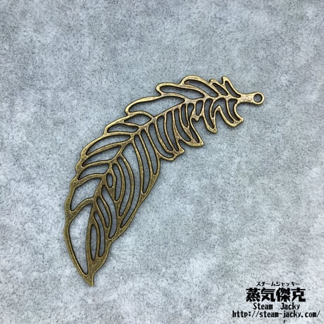 『透かし彫り羽』金属素材　ペアセット　商品番号W-0053