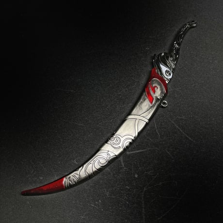 『明・花城』22cm 刀　金属製スケール模型
